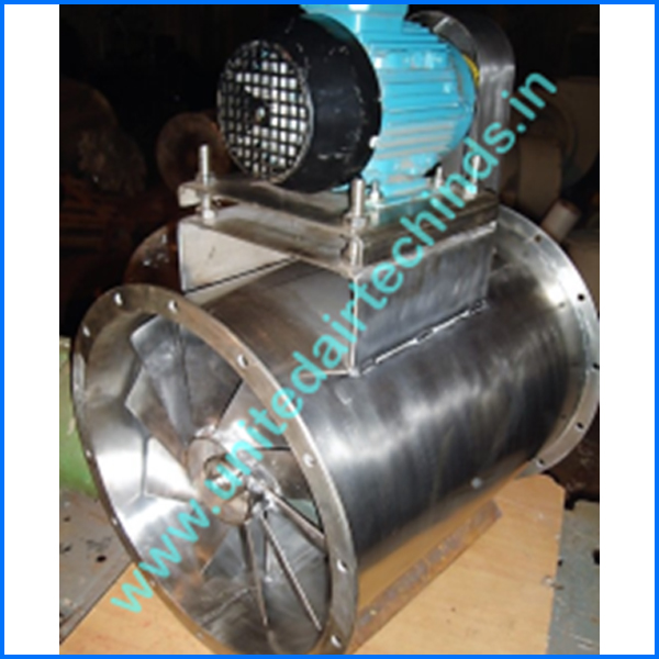 HOT AIR EXHAUST AXIAL FAN V-BELT DRIVEN